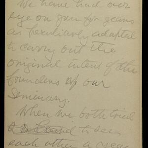 a page of handwritten text