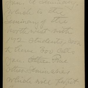 a page of handwritten text