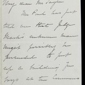 a page of handwritten text