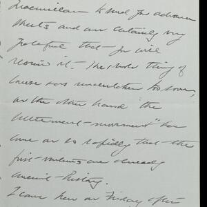a page of handwritten text