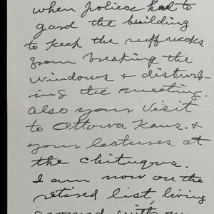 a page of handwritten text