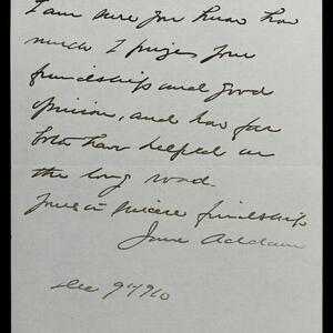a page of handwritten text