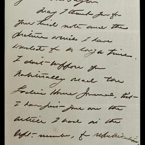 a page of handwritten text