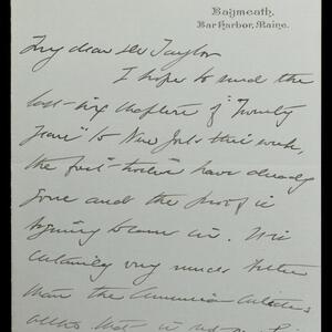 a page of handwritten text