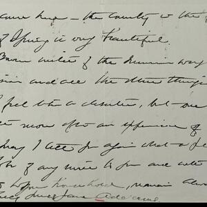 a page of handwritten text