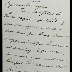 a page of handwritten text