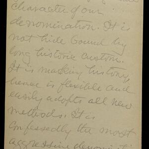 a page of handwritten text