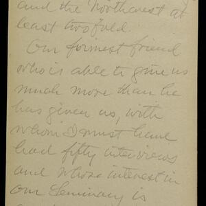 a page of handwritten text