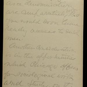 a page of handwritten text