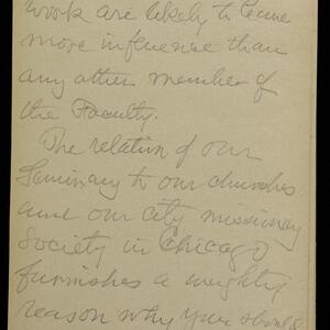 a page of handwritten text