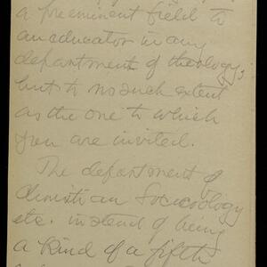 a page of handwritten text