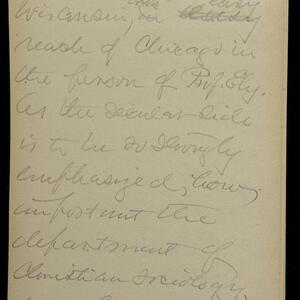 a page of handwritten text