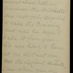 a page of handwritten text