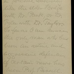 a page of handwritten text