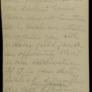 a page of handwritten text