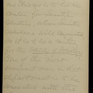 a page of handwritten text