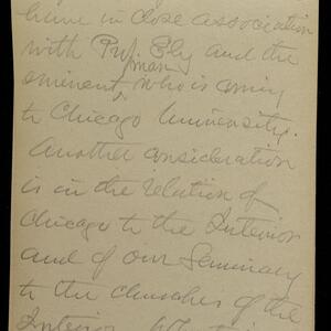 a page of handwritten text