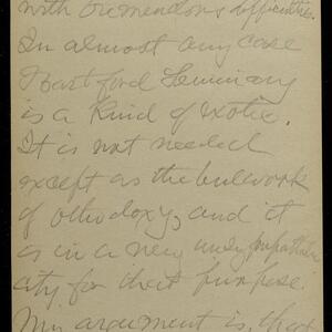 a page of handwritten text