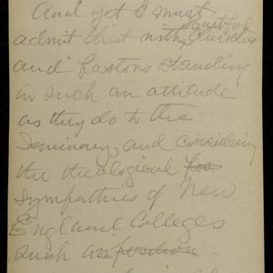 a page of handwritten text
