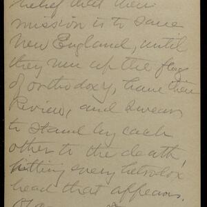 a page of handwritten text