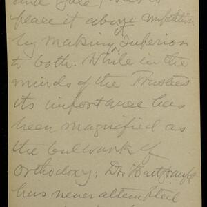 a page of handwritten text