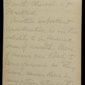 a page of handwritten text