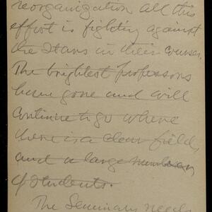 a page of handwritten text