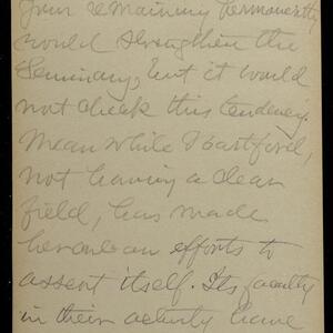 a page of handwritten text