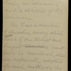 a page of handwritten text