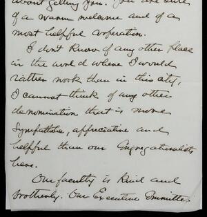 a page of handwritten text