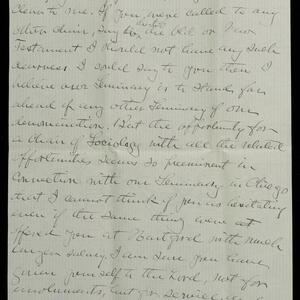 a page of handwritten text