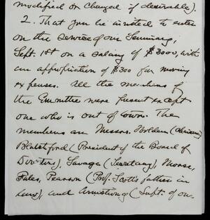 a page of handwritten text