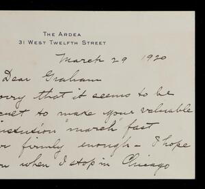 a page of handwritten text