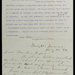 a page of handwritten text