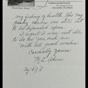 a page of handwritten text