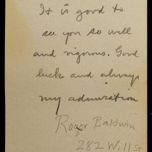 a page of handwritten text