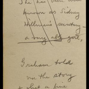 a page of handwritten text