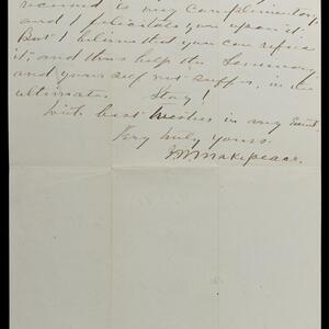a page of handwritten text