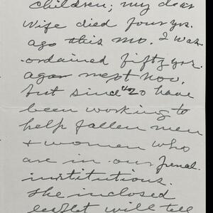 a page of handwritten text