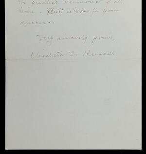 a page of handwritten text