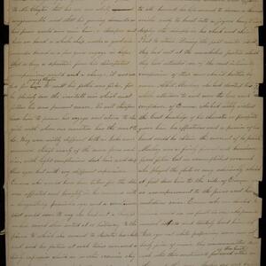 a page of handwritten text