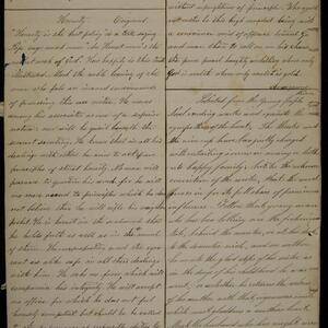 a page of handwritten text