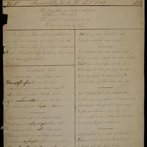 a page of handwritten text