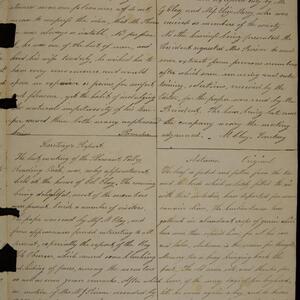a page of handwritten text
