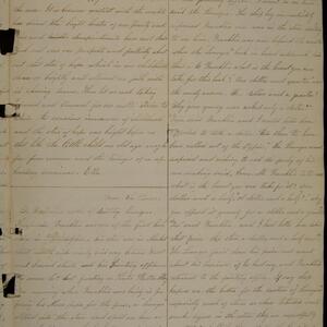 a page of handwritten text