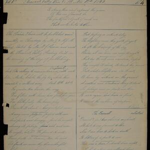 a page of handwritten text