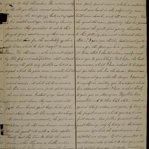 a page of handwritten text