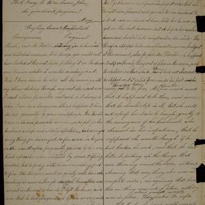 a page of handwritten text