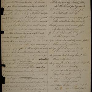 a page of handwritten text