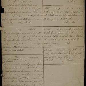 a page of handwritten text
